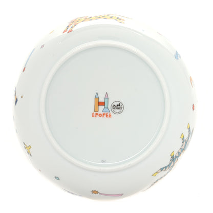 Hermes Porcelain Epopee Cereal Bowl 5 of 8
