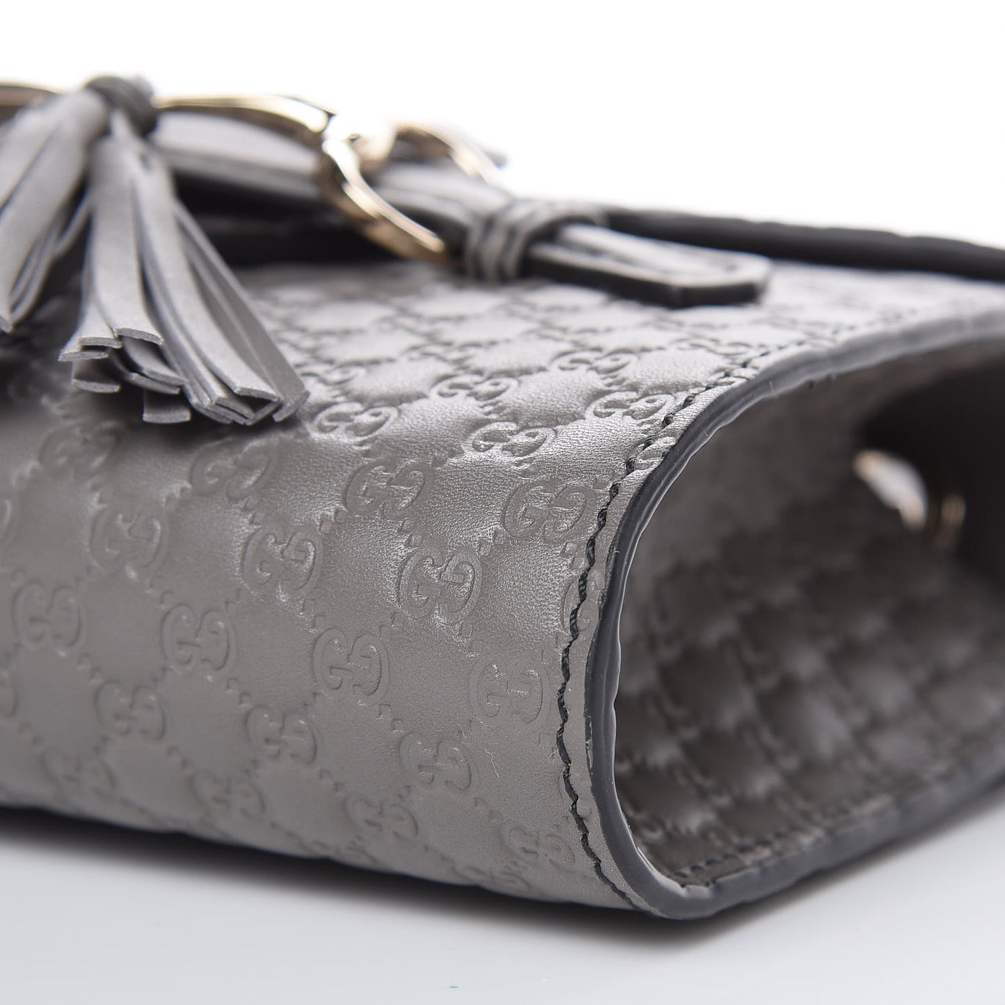 Soft Microguccissima Mini Emily Chain Shoulder Bag Loess