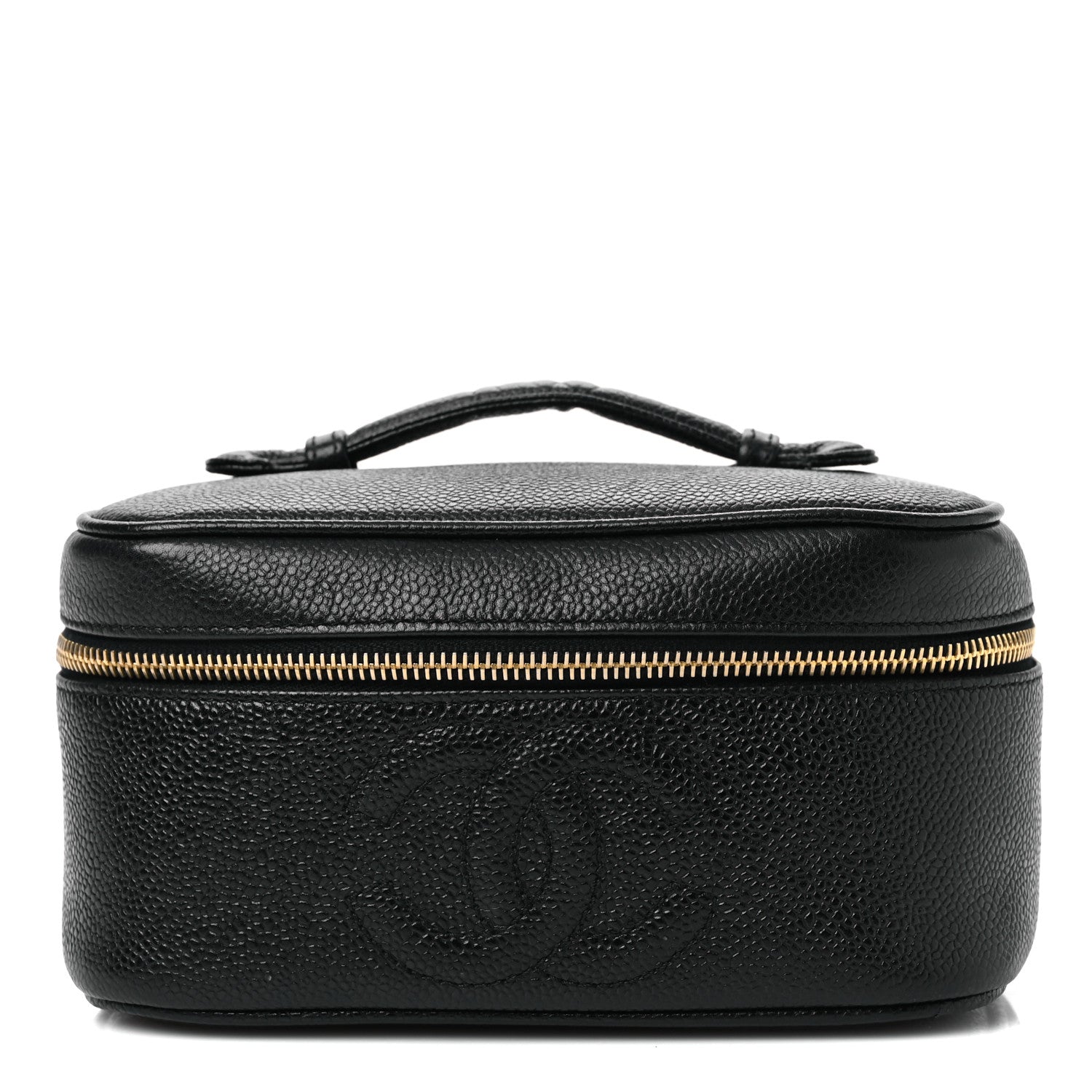 Chanel Caviar CC Vanity Cosmetic Case Black 1 of 10