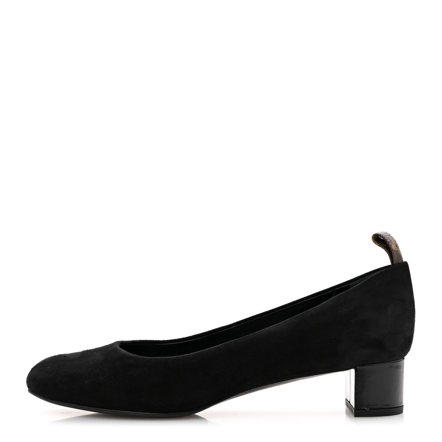 Louis Vuitton Suede Uniformes Pump 37 Black 1 of 9