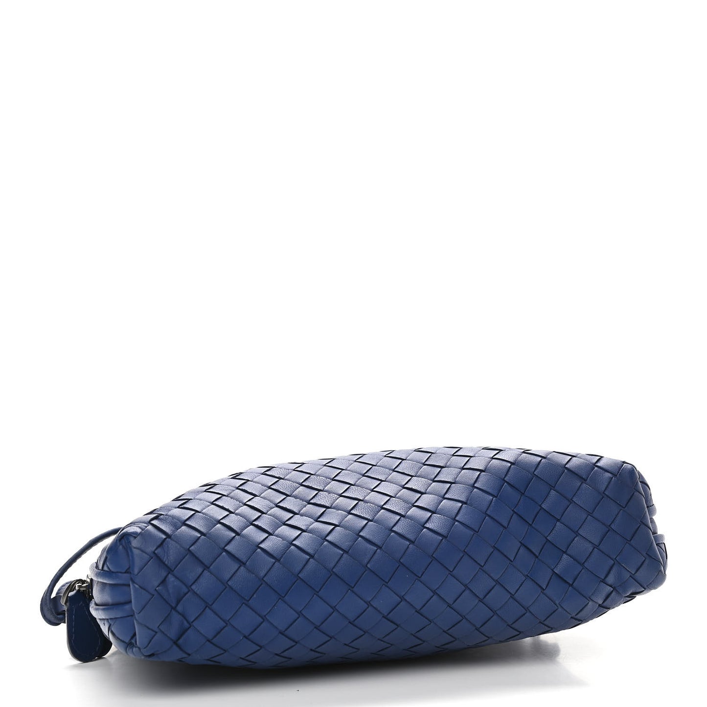 Nappa Intrecciato Nodini Crossbody Messenger Blue