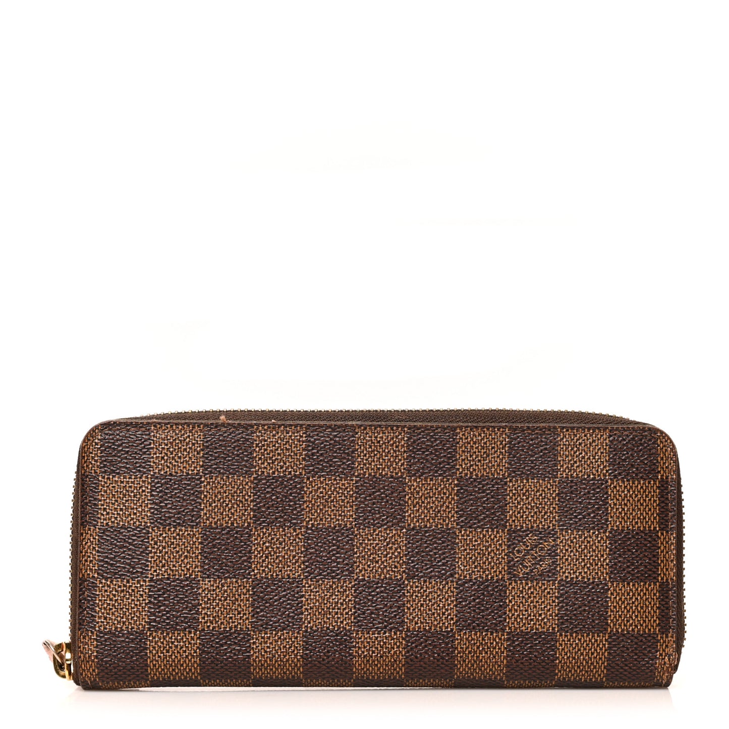 Damier Ebene Clemence Wallet Rose Ballerine