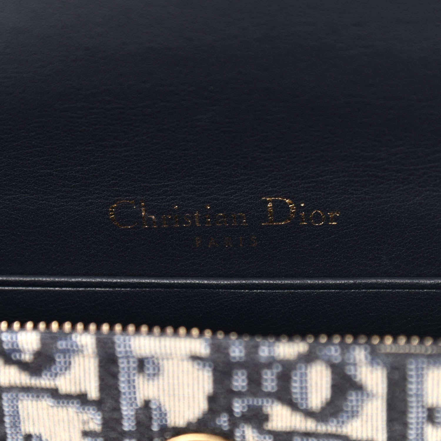 Christian Dior Oblique Saddle Belt Bag Blue 5 of 9