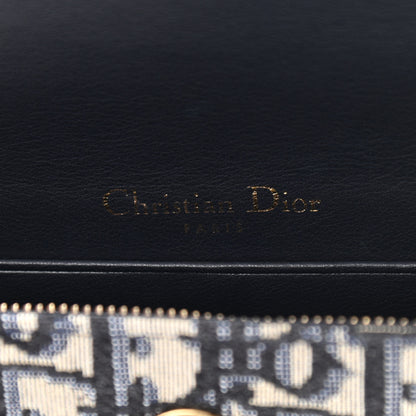 Christian Dior Oblique Saddle Belt Bag Blue 5 of 9