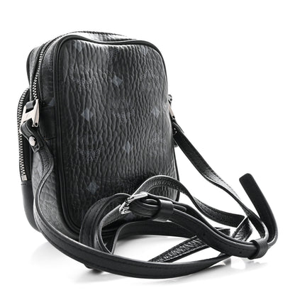MCM Visetos Crossbody Pouch Bag Black 3 of 10