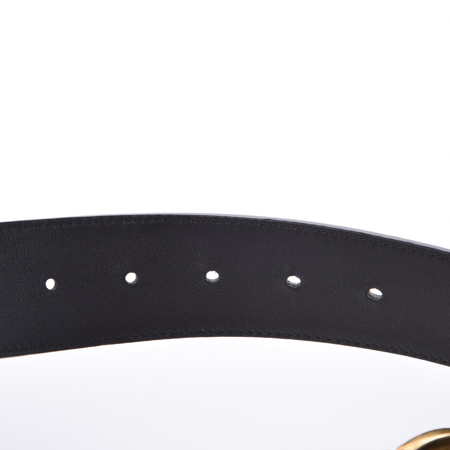 Gucci Textured Dollar Calfskin Double G 40mm Belt 120 48 Black 6 of 7