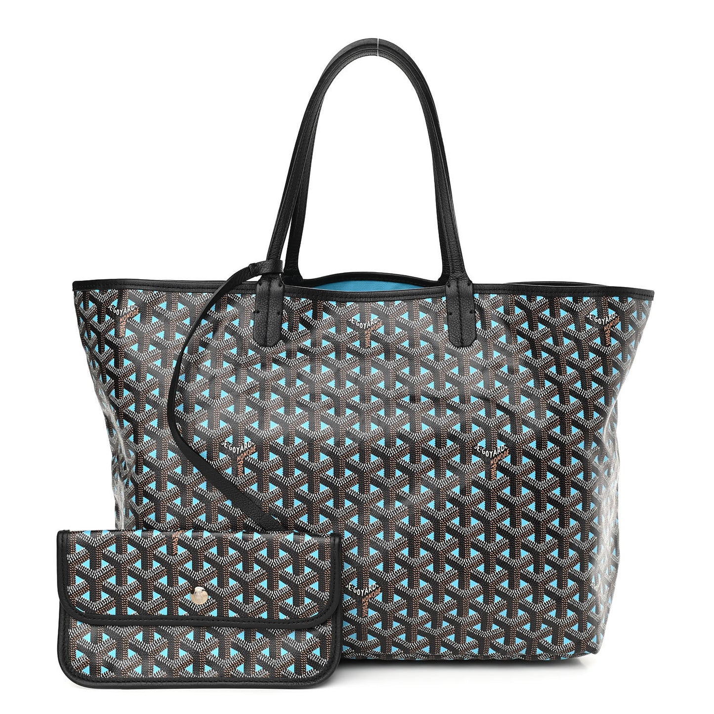 Goyardine Saint Louis Claire Voie PM Black Blue