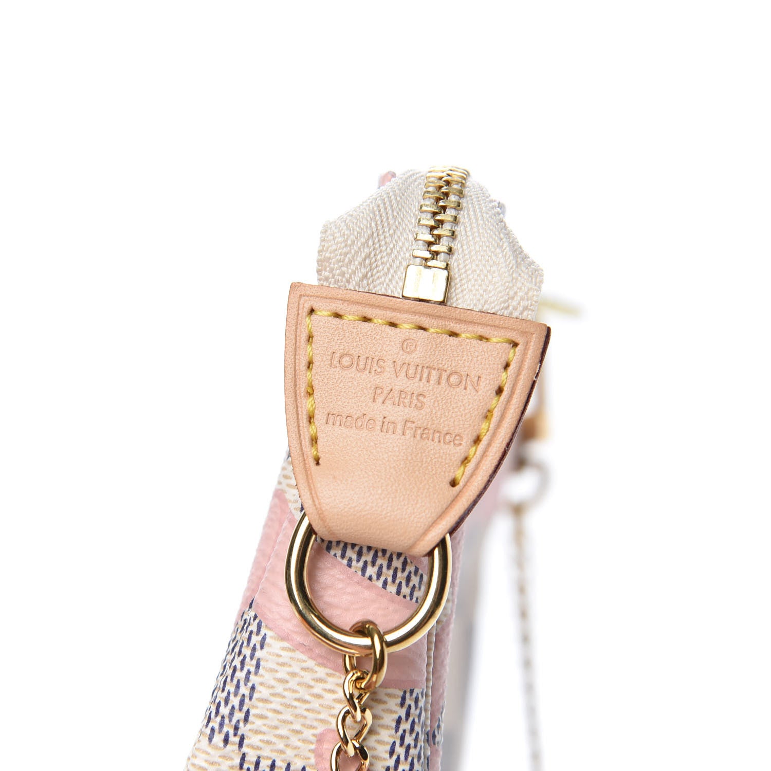 Louis Vuitton Damier Azur Tahitienne Mini Pochette Accessories 5 of 7