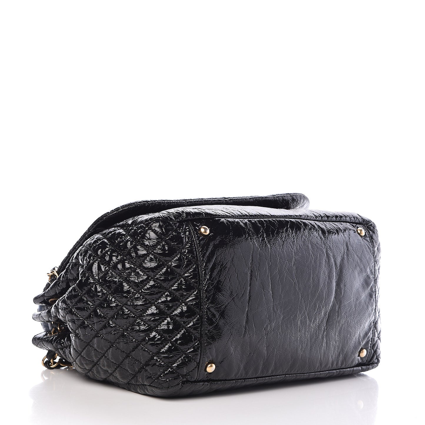 Vinyl XL Rock and Chain Flap Black