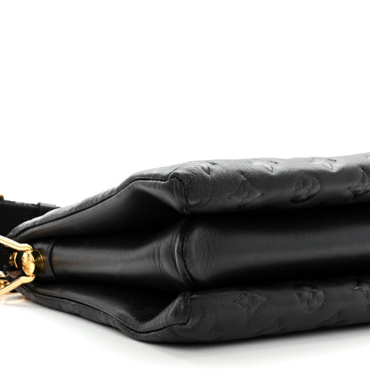 Louis Vuitton Lambskin Embossed Monogram Coussin PM Black 10 of 11