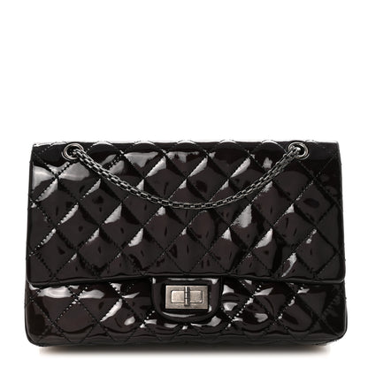 Chanel Patent Quilted 2.55 Reissue 227 Flap Prune 1 of 11