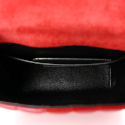 Saint Laurent Patent Calfskin Matelasse Medium Vicky Chain Bag Rouge Eros 5 of 12