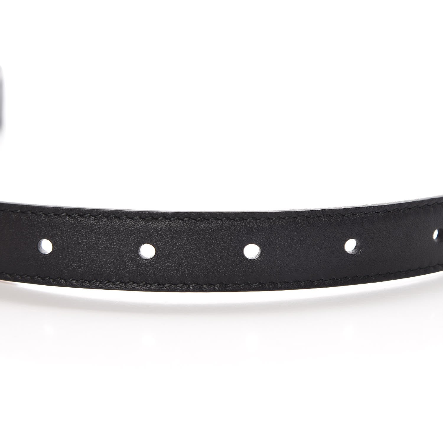 Gucci Calfskin Double G 20mm Belt 95 38 Black 6 of 7
