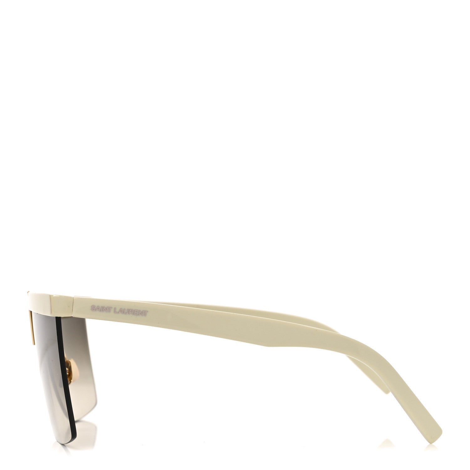 Saint Laurent Acetate Palace Mask Sunglasses SL 537 White 3 of 7
