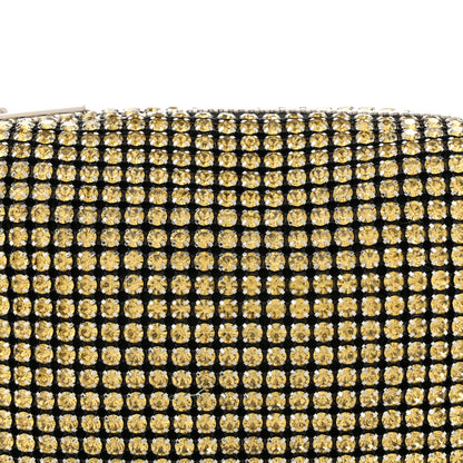 Alexander Wang Mesh Crystal Rhinestone Mini Heiress Pouch Porcelain 7 of 10