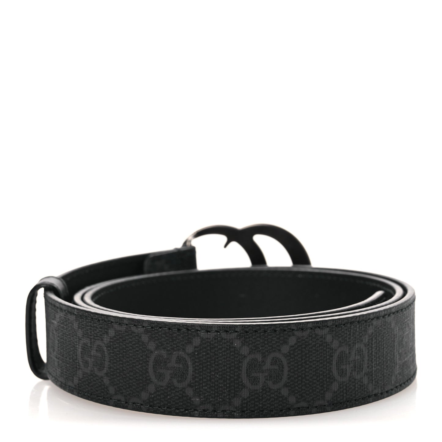 GG Supreme Monogram Double G 30mm Belt Black 90 36 Black