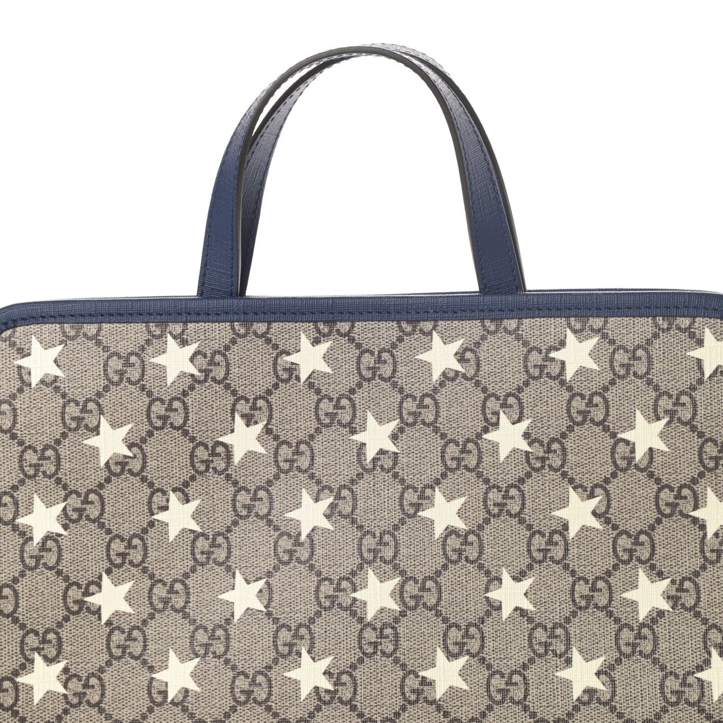 GG Supreme Monogram Stars Childrens Tote Beige Ebony Yellow Royal
