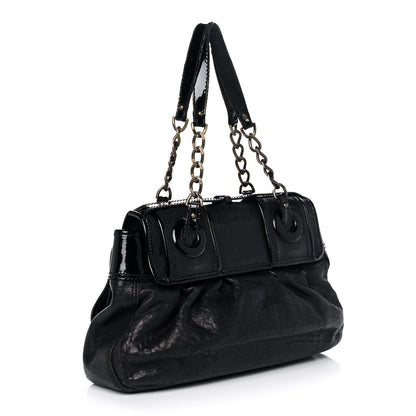 Fendi Nappa Patent B Bag Black 2 of 14