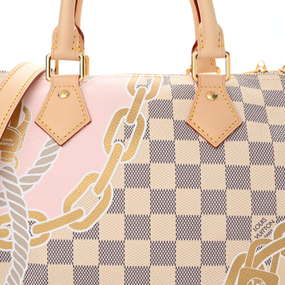 Louis Vuitton Damier Azur Nautical Speedy Bandouliere 25 7 of 10