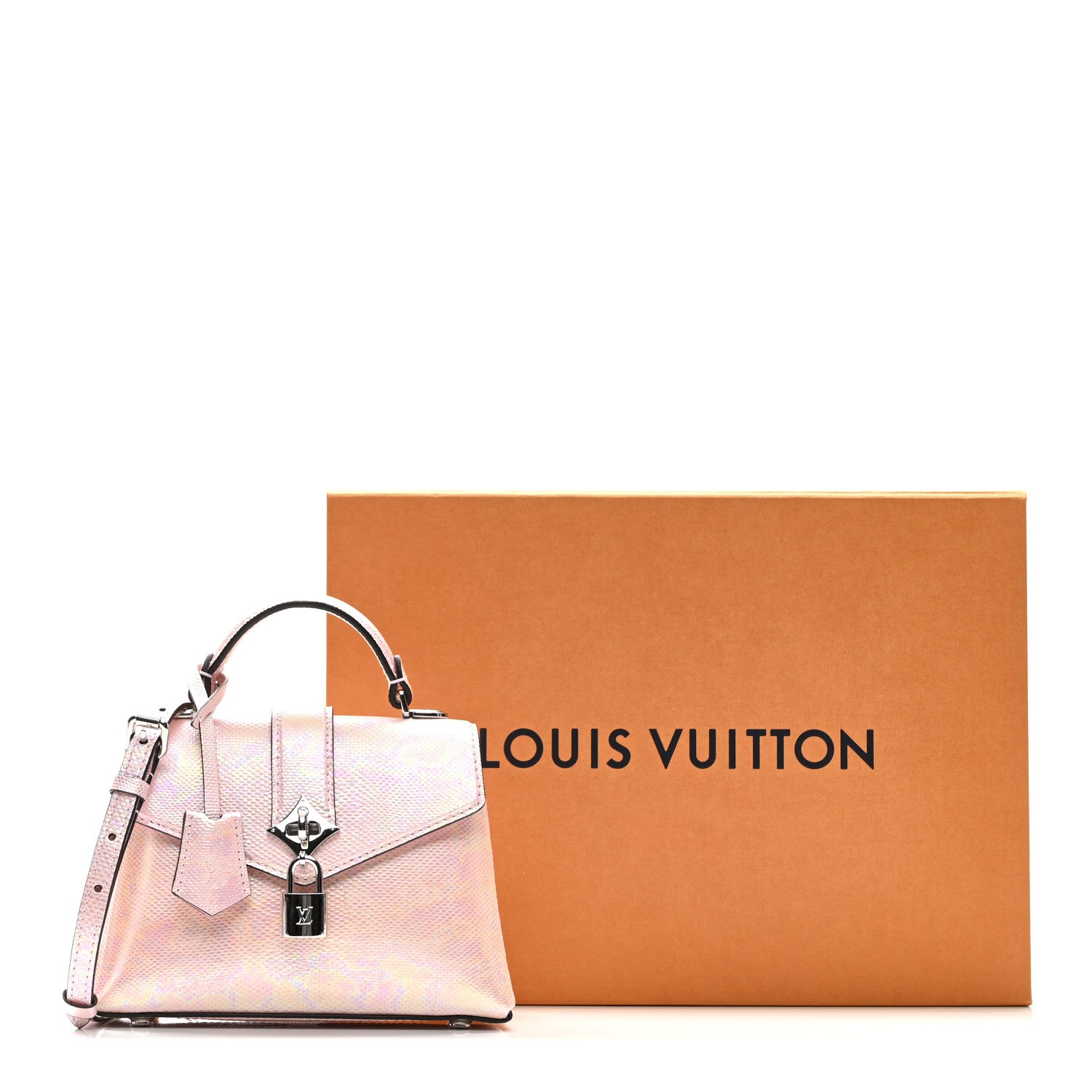Louis Vuitton Iridescent Lizard Rose Des Vents Mini Pink 10 of 10