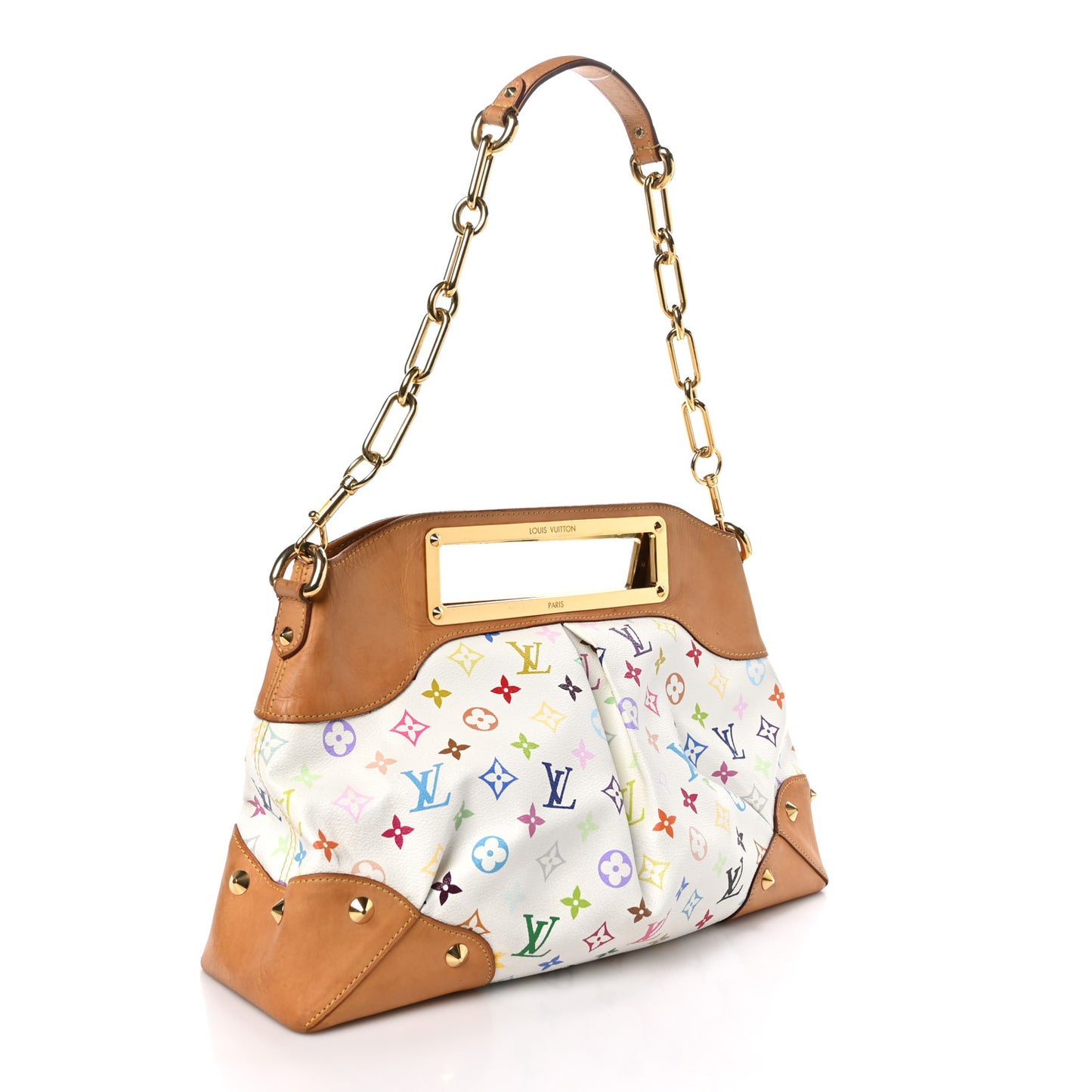 Monogram Multicolor Judy GM White