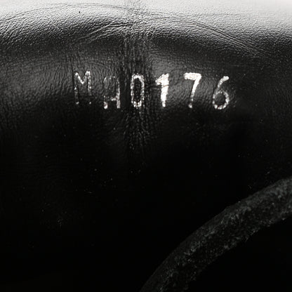 Louis Vuitton Metallic Calfskin Technical Fabric Digital Gate Ankle Boots 41 Black Red 8 of 16