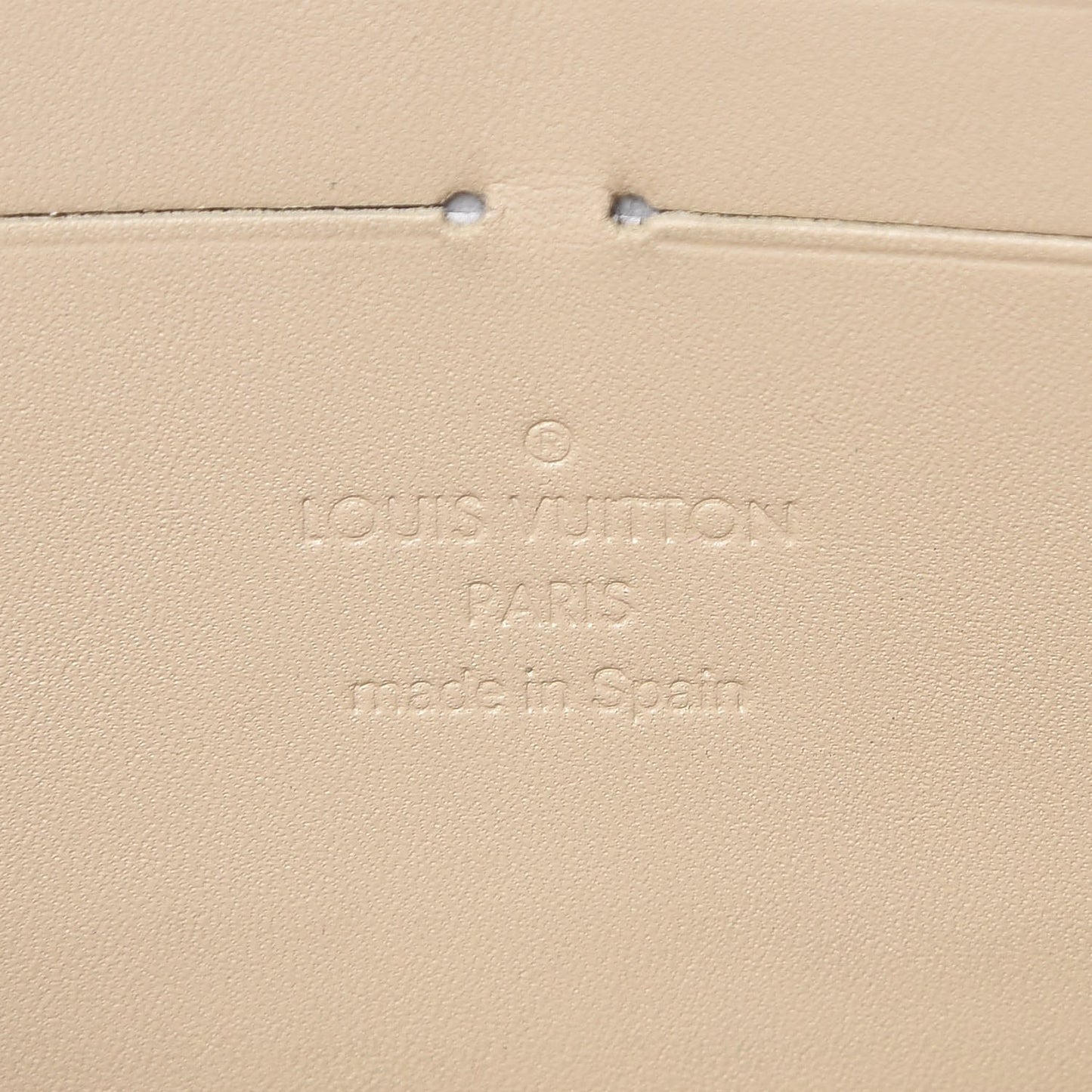 Vernis Leopard Zippy Wallet Blanc Corail