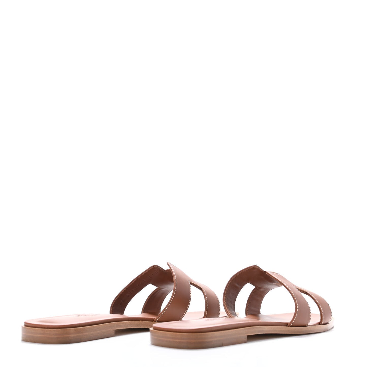 Box Calfskin Oran Sandals 38.5 Gold