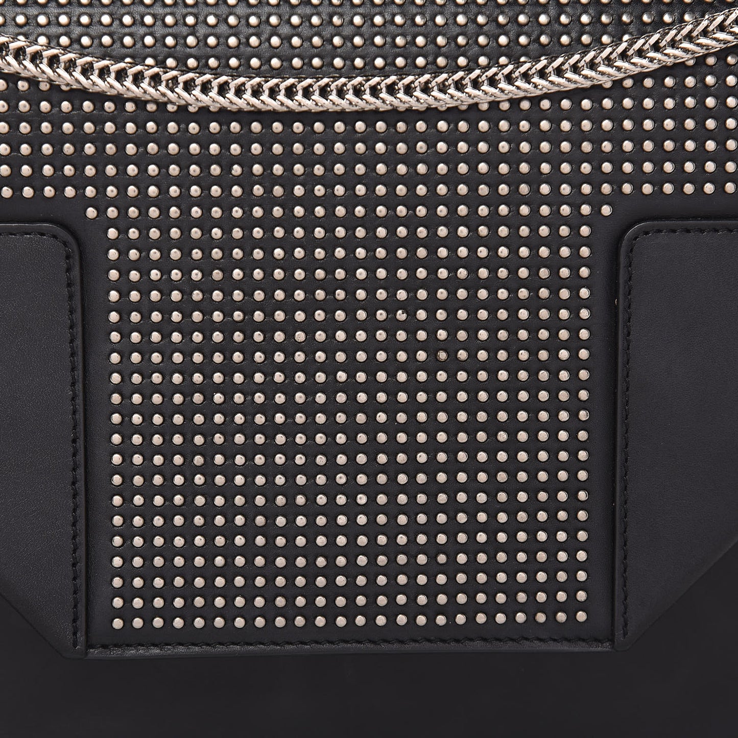 Calfskin Studded Medium Betty Black