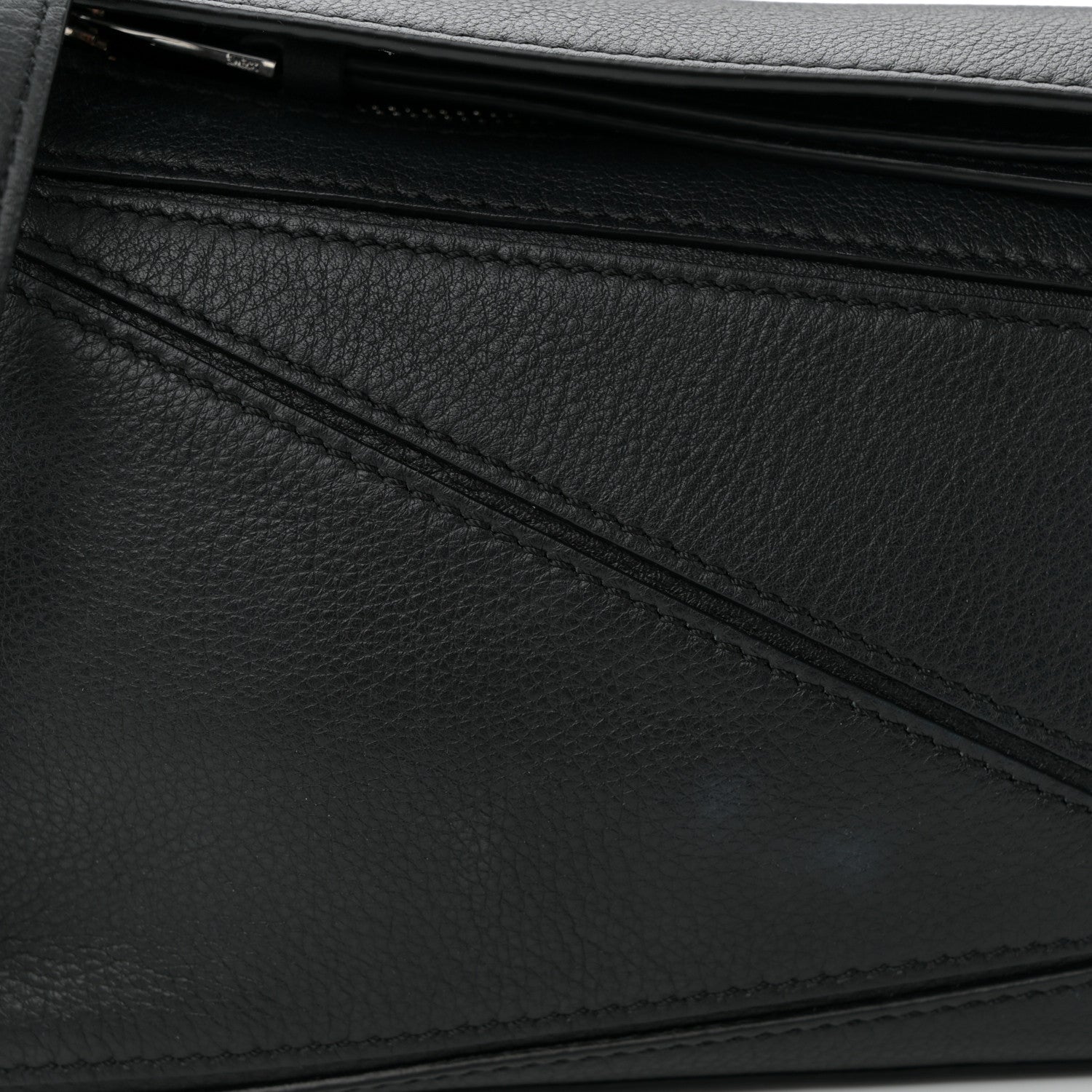 Loewe Calfskin Mini Puzzle Bag Black 7 of 9