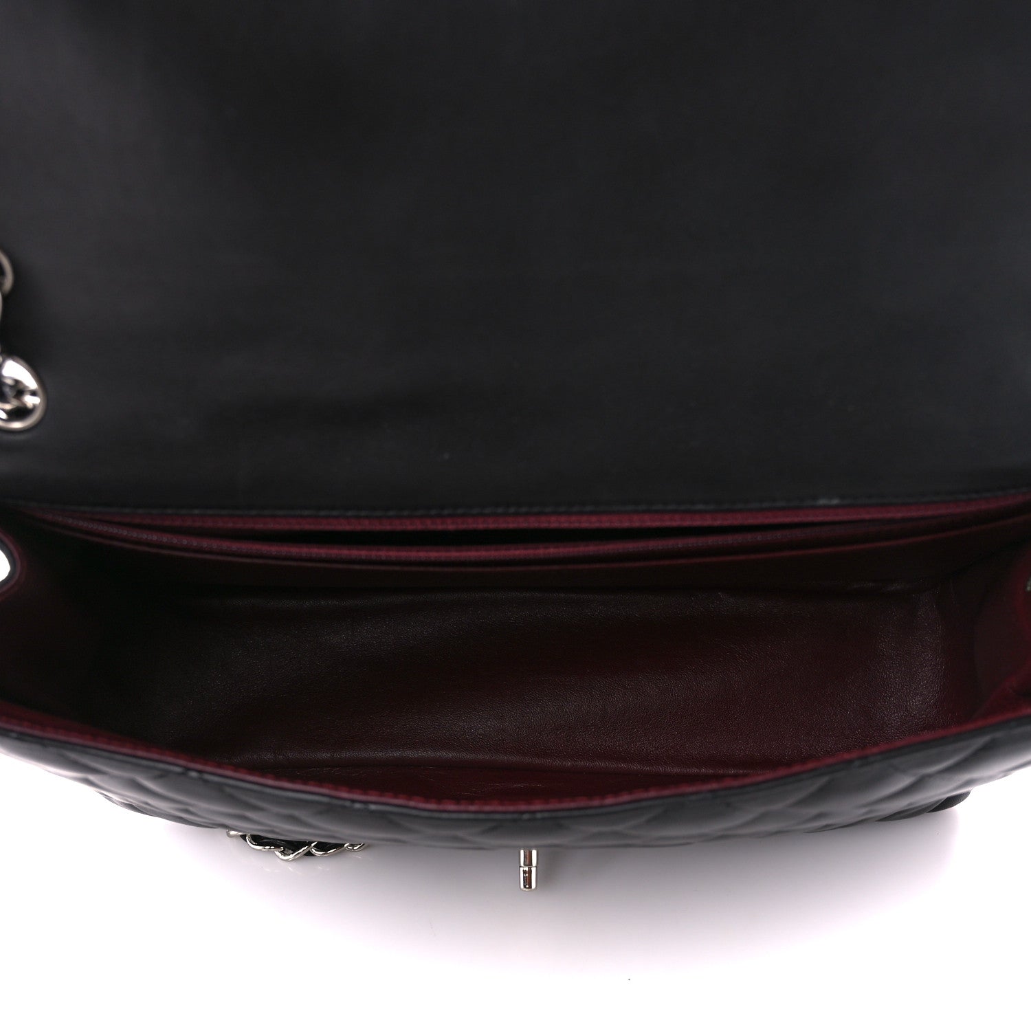 Chanel Lambskin Quilted Maxi Single Flap Black 5 of 11