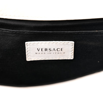 Versace Nappa Quilted La Medusa Chain Crossbody White 7 of 13