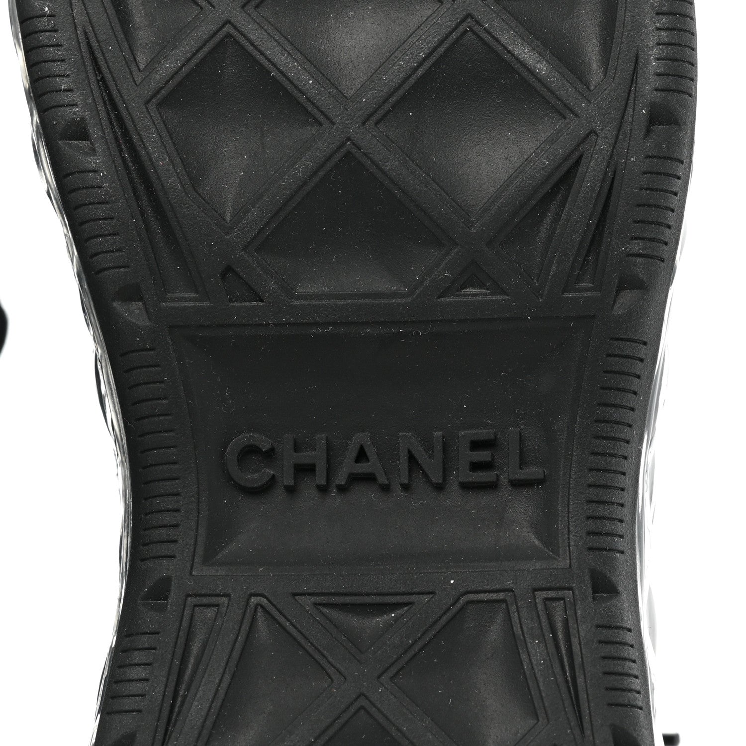 Chanel Suede Calfskin Velvet Grosgrain CC Sneakers 38.5 Black 6 of 8