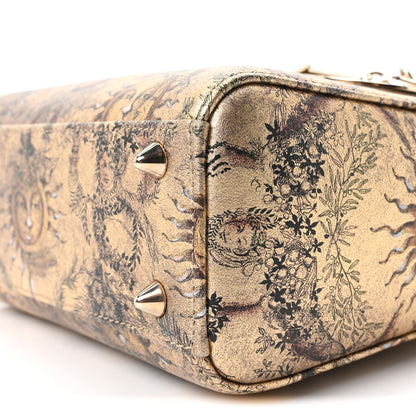 Christian Dior Metallic Calfskin Small Toile de Jouy Soleil Gold 10 of 10