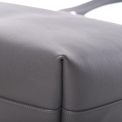 Saint Laurent Calfskin Large Shopping Tote Dark Grey 11 of 12
