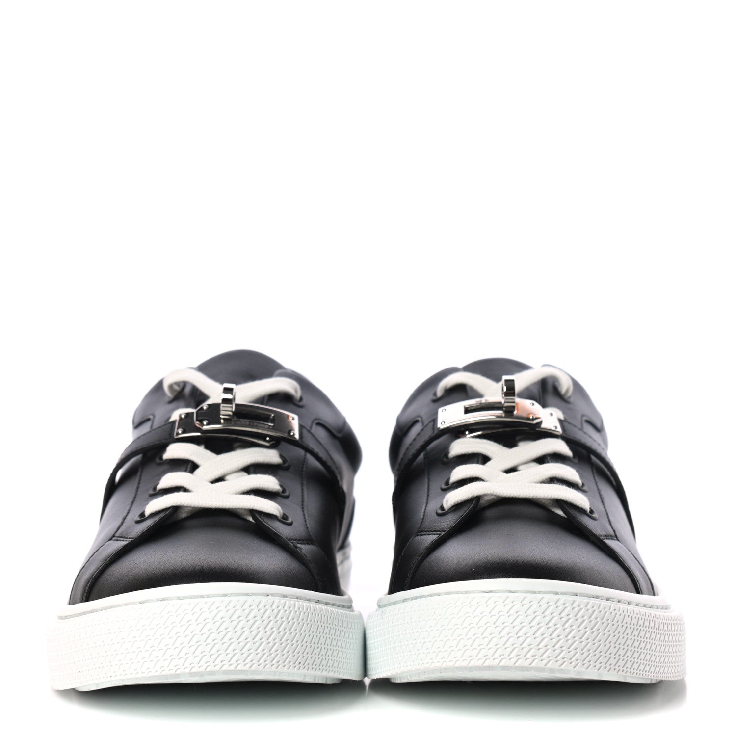 Hermes Calfskin Day Sneakers 40 Black 2 of 9