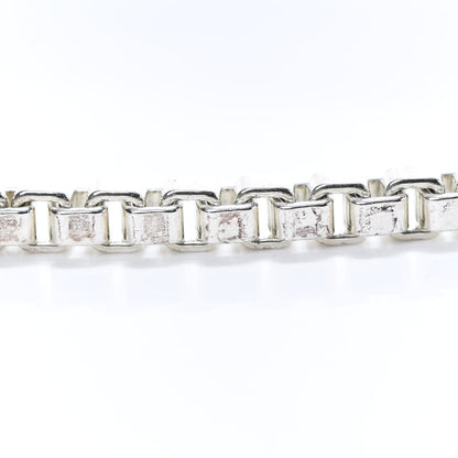Tiffany Sterling Silver 4mm Venetian Link Bracelet 7 of 7