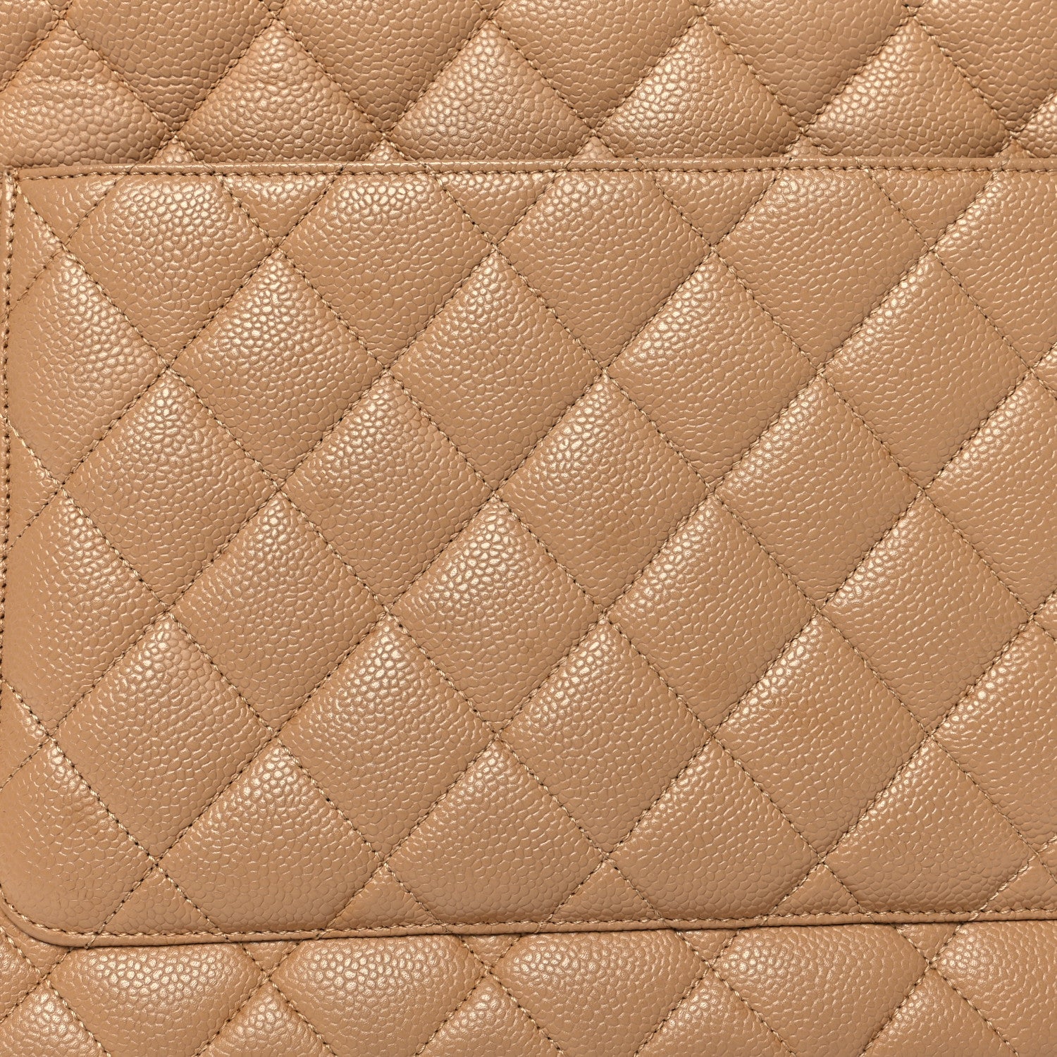 Chanel Caviar Quilted Medallion Tote Beige 11 of 11