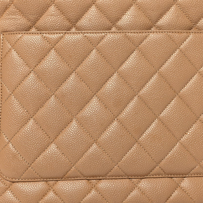 Chanel Caviar Quilted Medallion Tote Beige 11 of 11