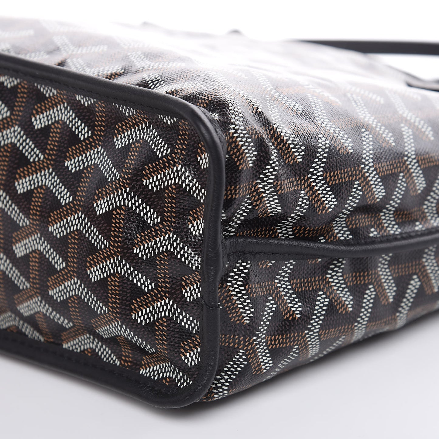 Goyardine Reversible Mini Anjou Black