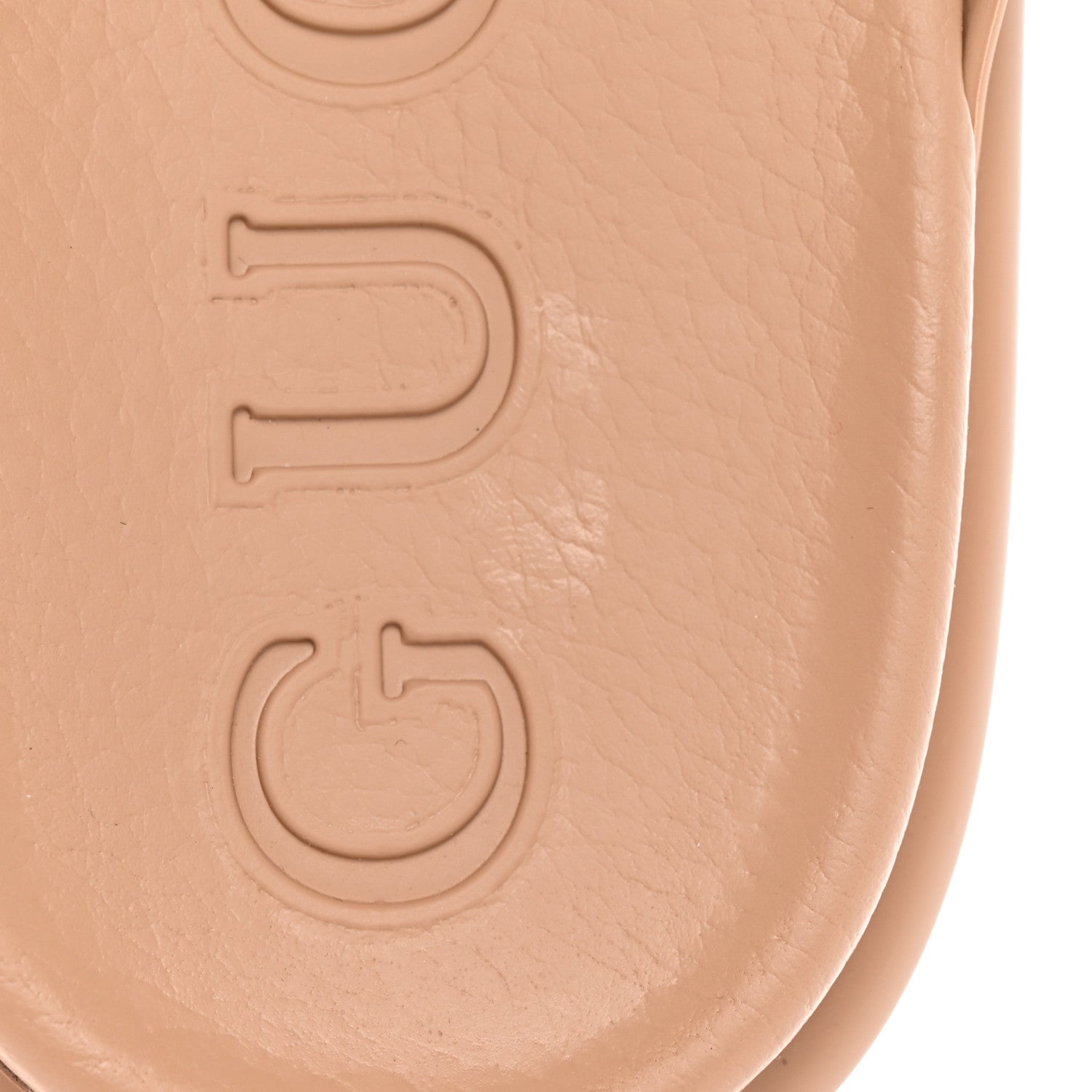 Gucci Soft Rubber Womens Interlocking G Platform 42mm Slide Sandals 38 Vintage Camel 9 of 10