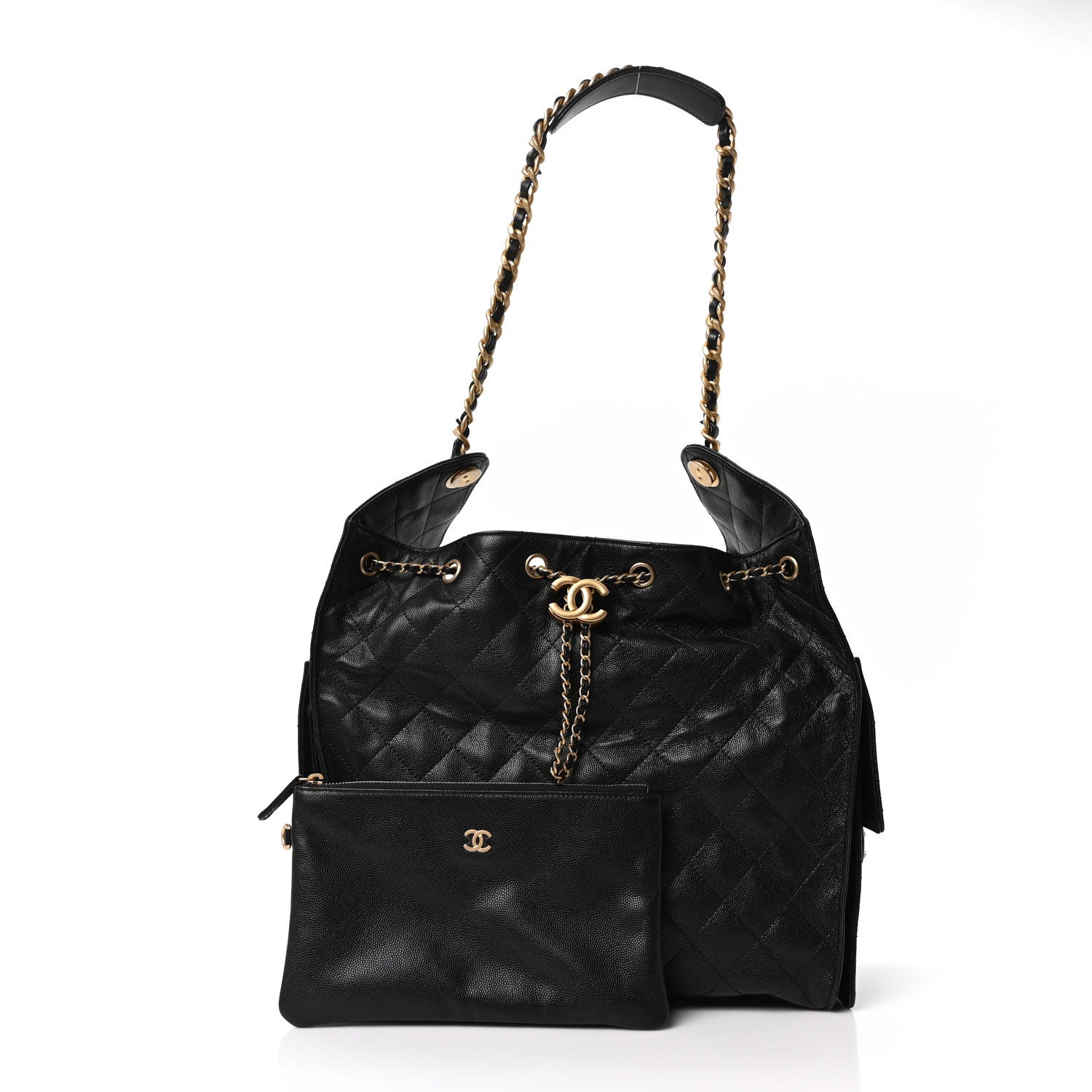 Chanel Caviar Quilted Medium Chanel 25 Handbag Black 3 of 11