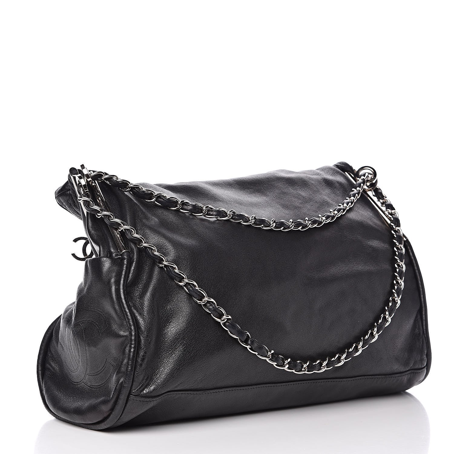 Chanel Lambskin Ultimate Soft Hobo Black 3 of 10