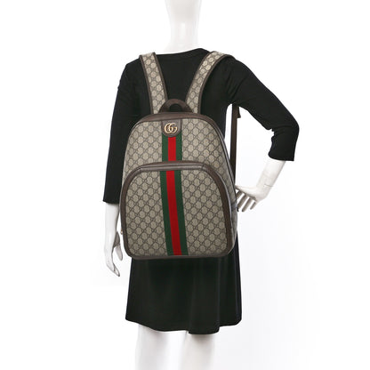 Gucci GG Supreme Monogram Medium Ophidia Day Backpack Brown 2 of 9