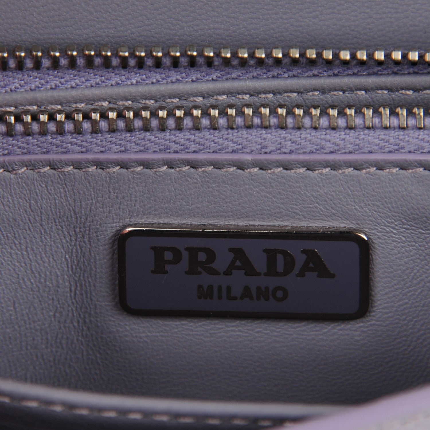 Prada Saffiano Lux Crossbody Bag Glicine 5 of 8