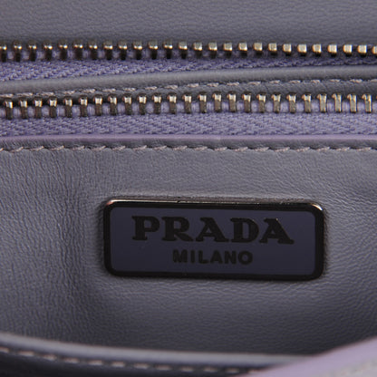 Prada Saffiano Lux Crossbody Bag Glicine 5 of 8
