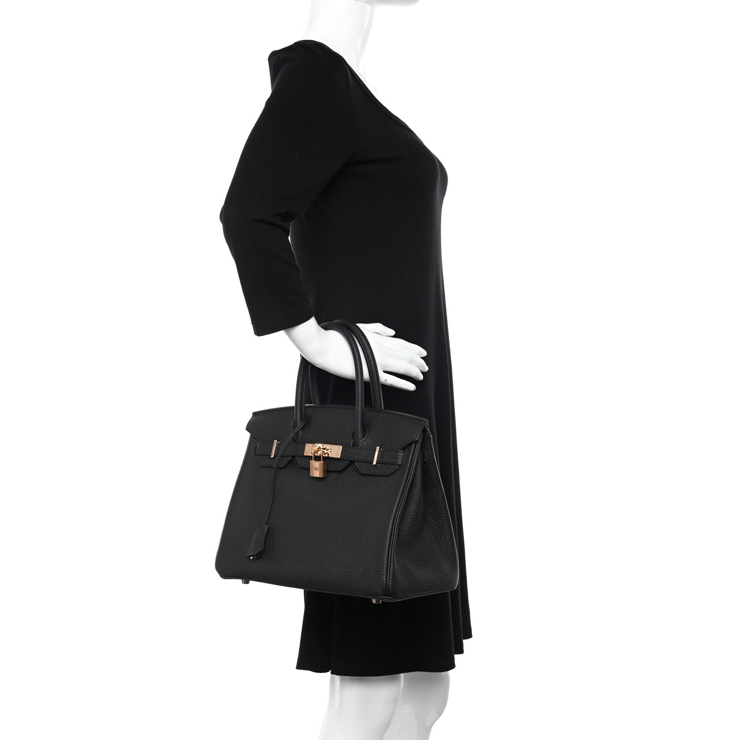 Hermes Togo Birkin 30 Black 2 of 11