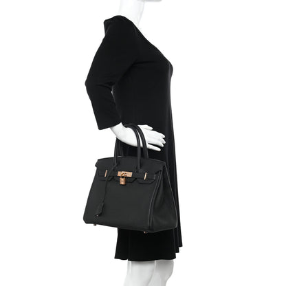 Hermes Togo Birkin 30 Black 2 of 11