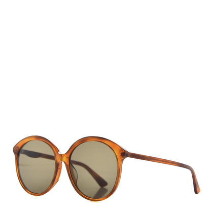 Gucci Acetate GG Sunglasses GG0257S Havana 1 of 9