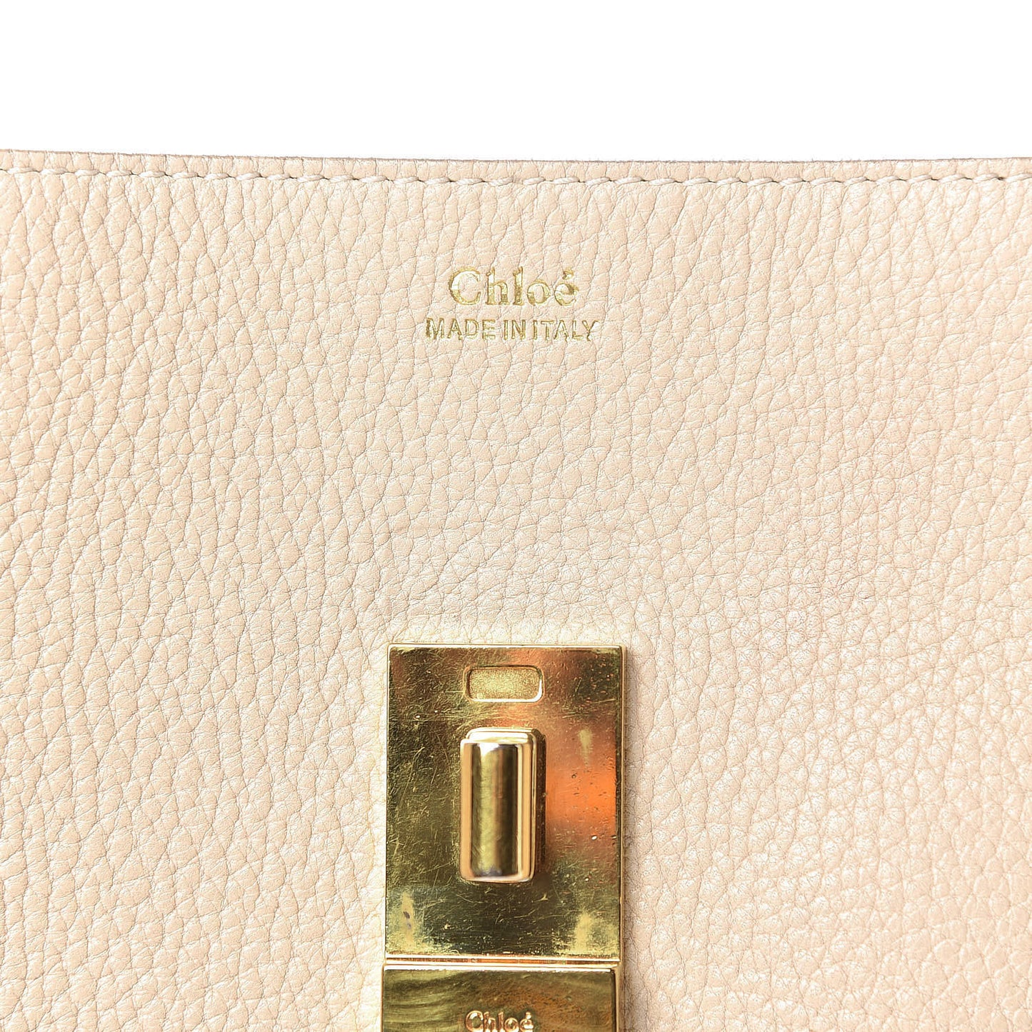 Grained Lambskin Mini Drew Shoulder Bag Abstract White